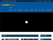 Tablet Screenshot of premio-secura.de